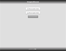 Tablet Screenshot of livingwordlive.com